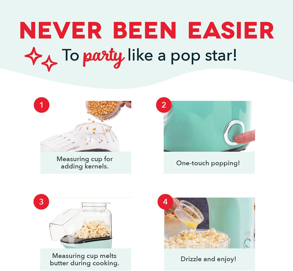 POPCORNIX™ Hot Air Popcorn Maker