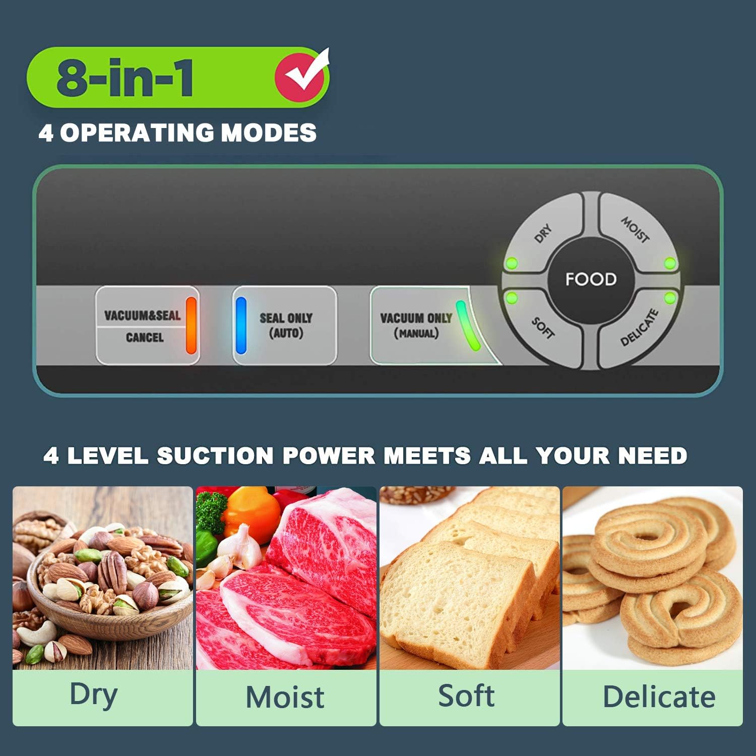 FRESHLOCK™ Smart Vacuum Sealer